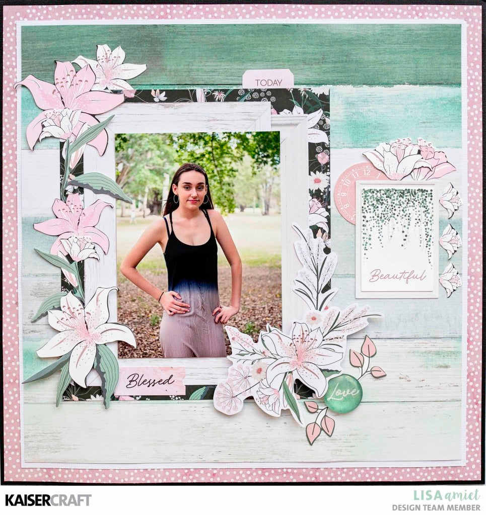 Kaisercraft 13pc 12"X12" LILY & MOSS Scrapbook Paper Pack Scrapbooksrus