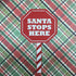 SANTA STOPS HERE Christmas Custom Scrapbook Die Cut Scrapbooksrus