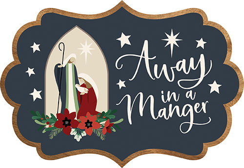 Echo Park Away in A Manger HEAVENLY HOSTS 12”x12” Scrapbook Paper Scrapbooksrus