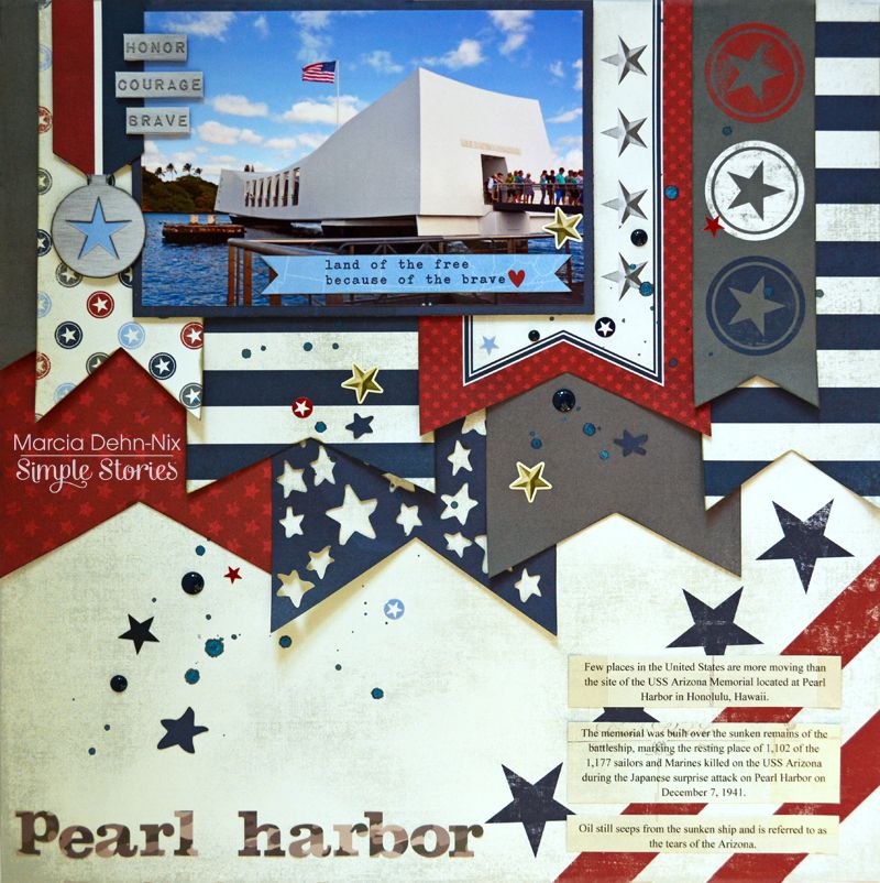 Simple Stories Hero COURAGE 12x12 Scrapbook Paper Scrapbooksrus