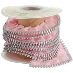 Melissa Frances Embellishments Pink RIBBONS & TRIMS 1yd Scrapbooksrus