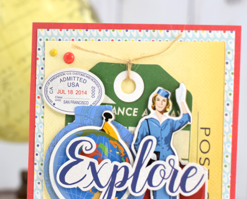 Carta Bella PASSPORT Enamel Dots 60pc Scrapbooksrus