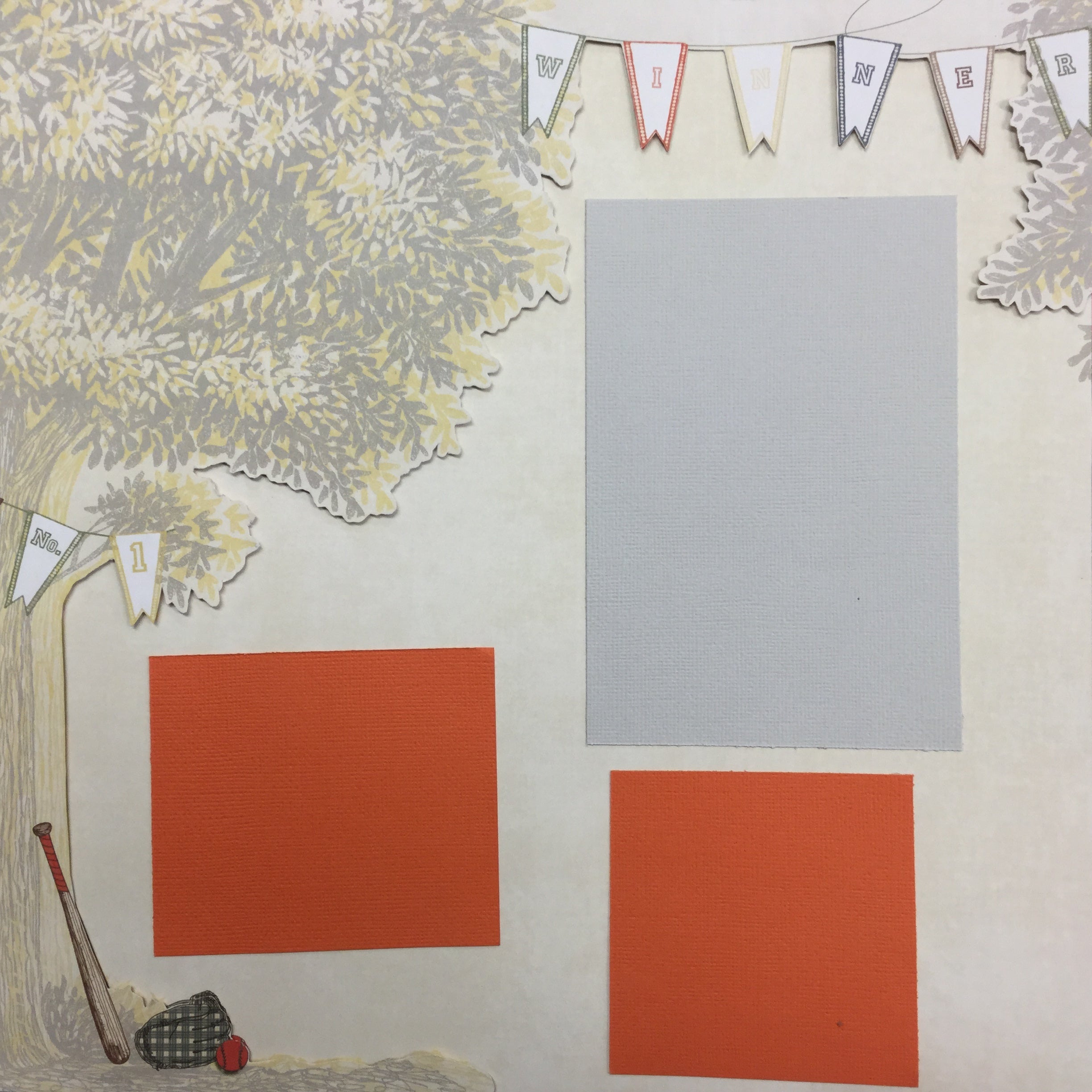 Premade SIMPLE TIMES (2) 12”X12” Scrapbook Pages Scrapbooksrus