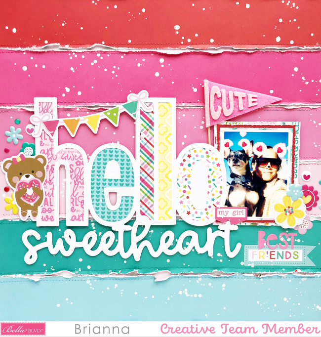 Bella Blvd My Candy Girl BUBBLE BEAUTY 12"X12" Scrapbook Paper Scrapbooksrus