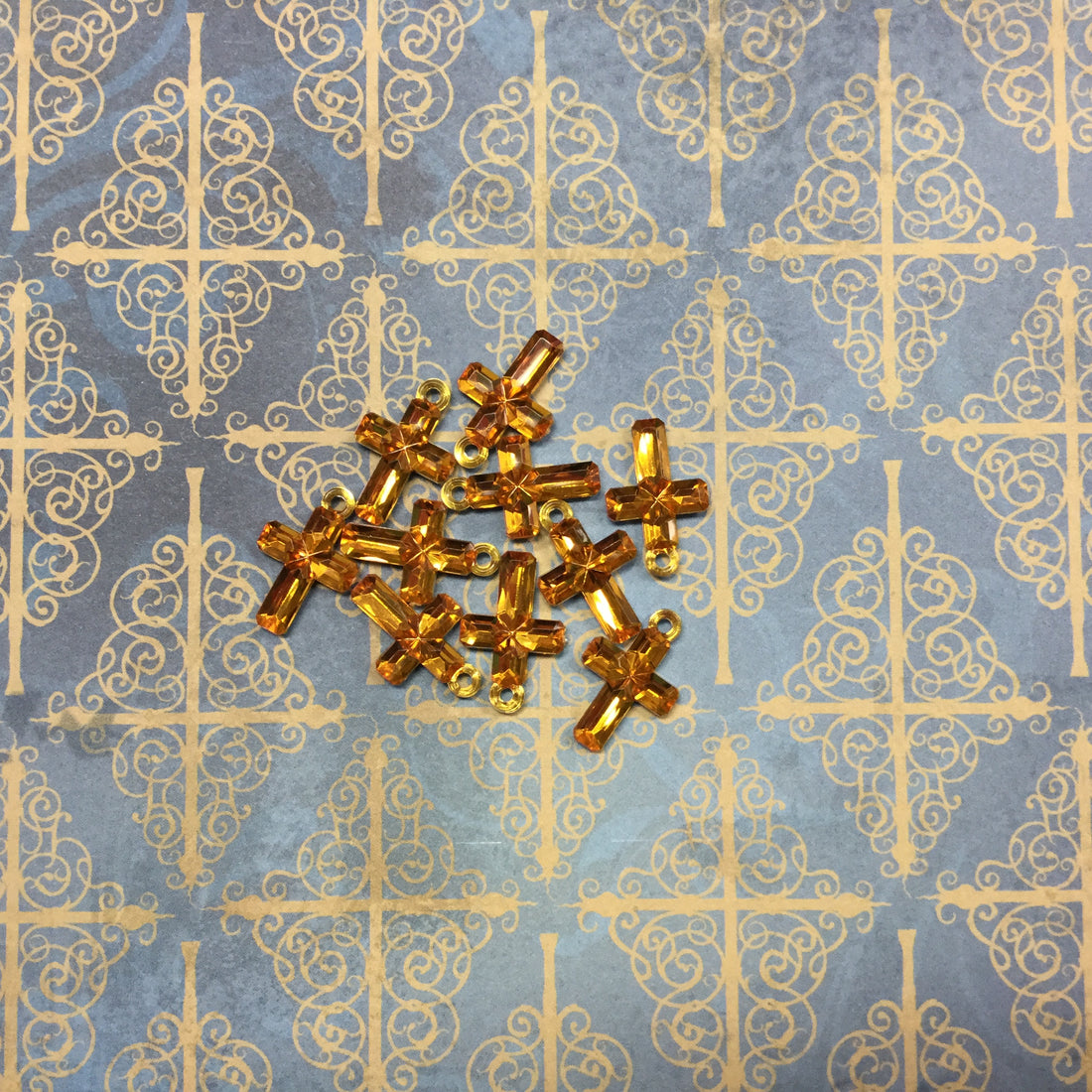 Gold CROSS Embellishments Scrapbooksrus