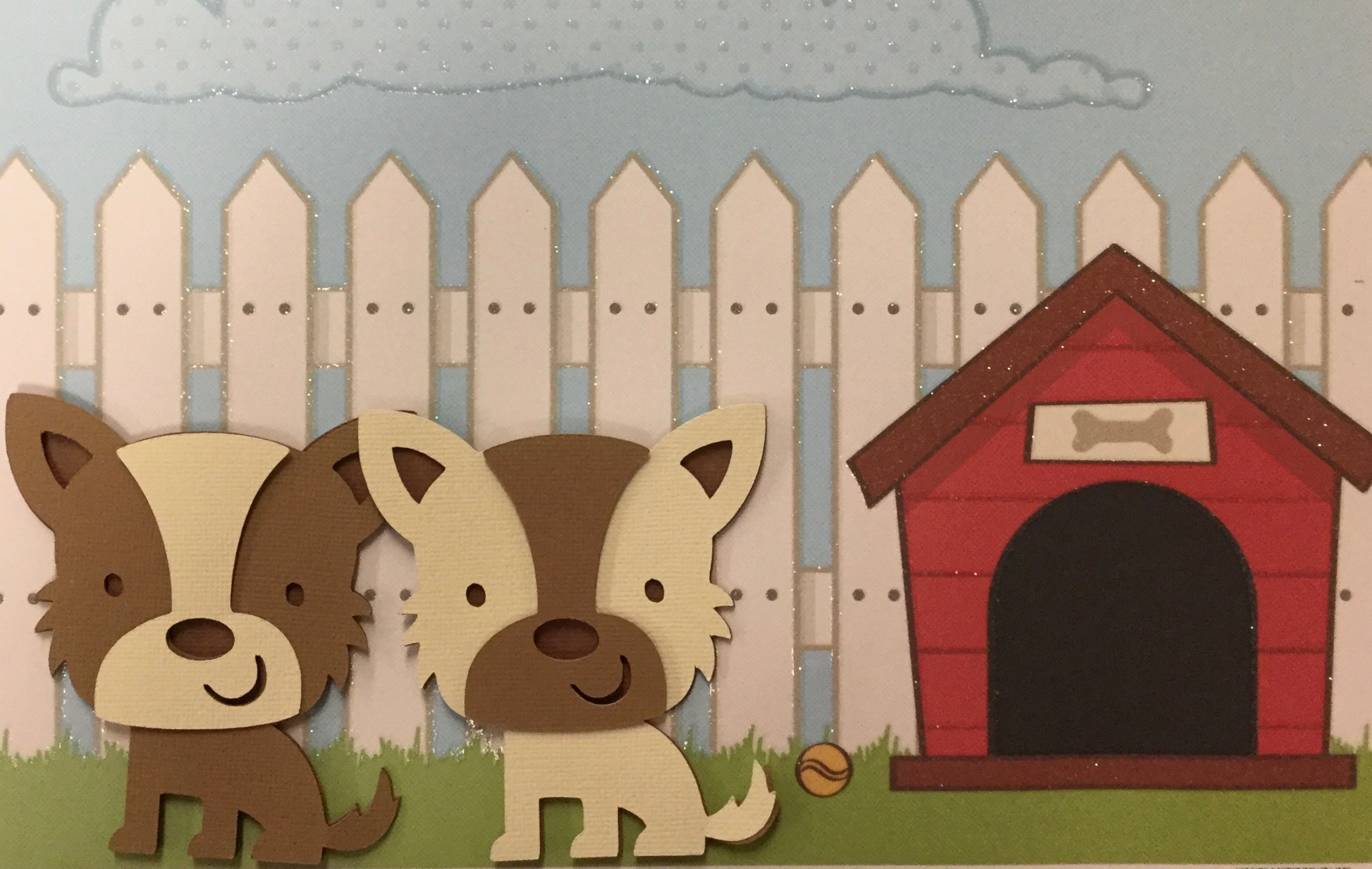 PUPPY Custom Scrapbook Die Cut Embellishments Scrapbooksrus