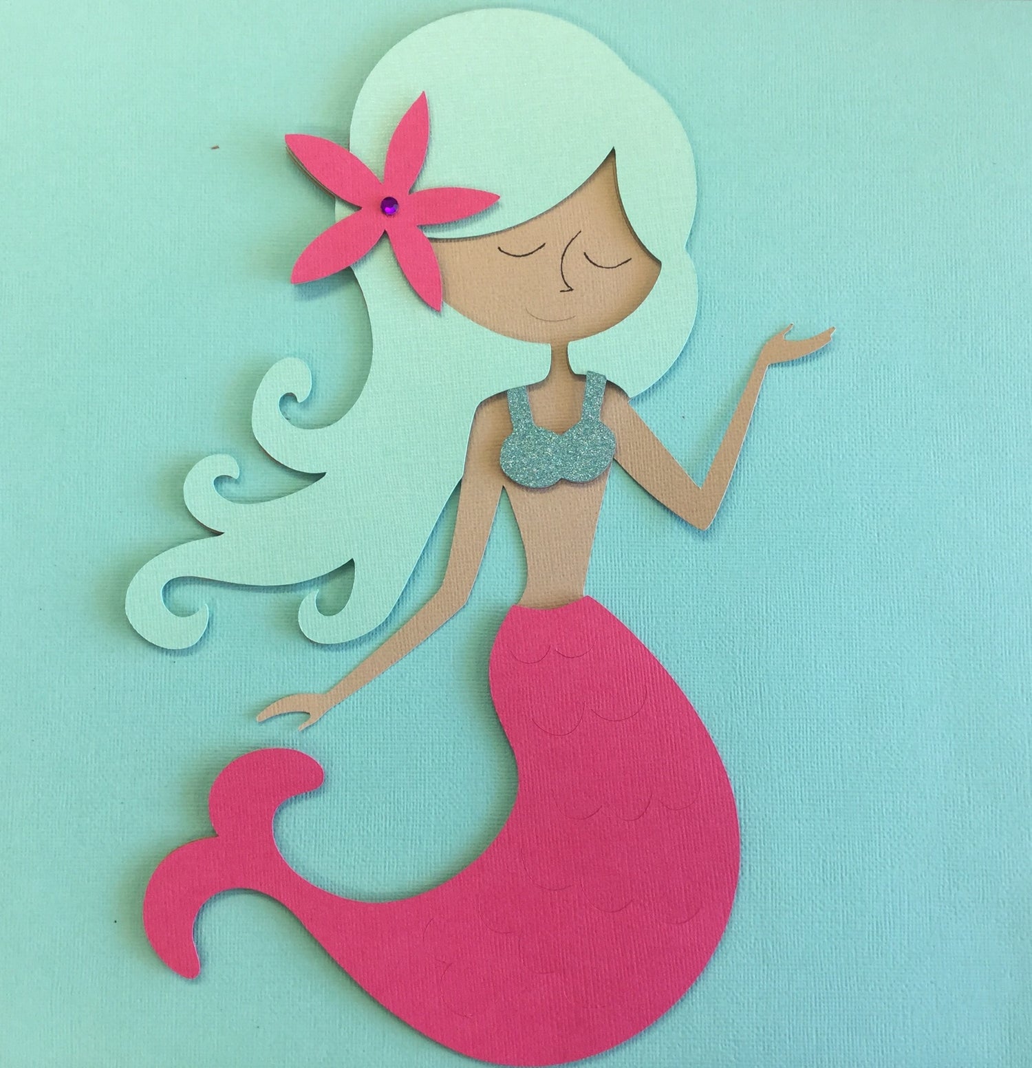 Mermaid Party Decoration Pool Ocean Decor Scrapbooksrus