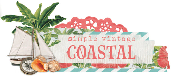 Simple Stories Simple Vintage Coastal FOAM STICKERS 51pc Scrapbooksrus