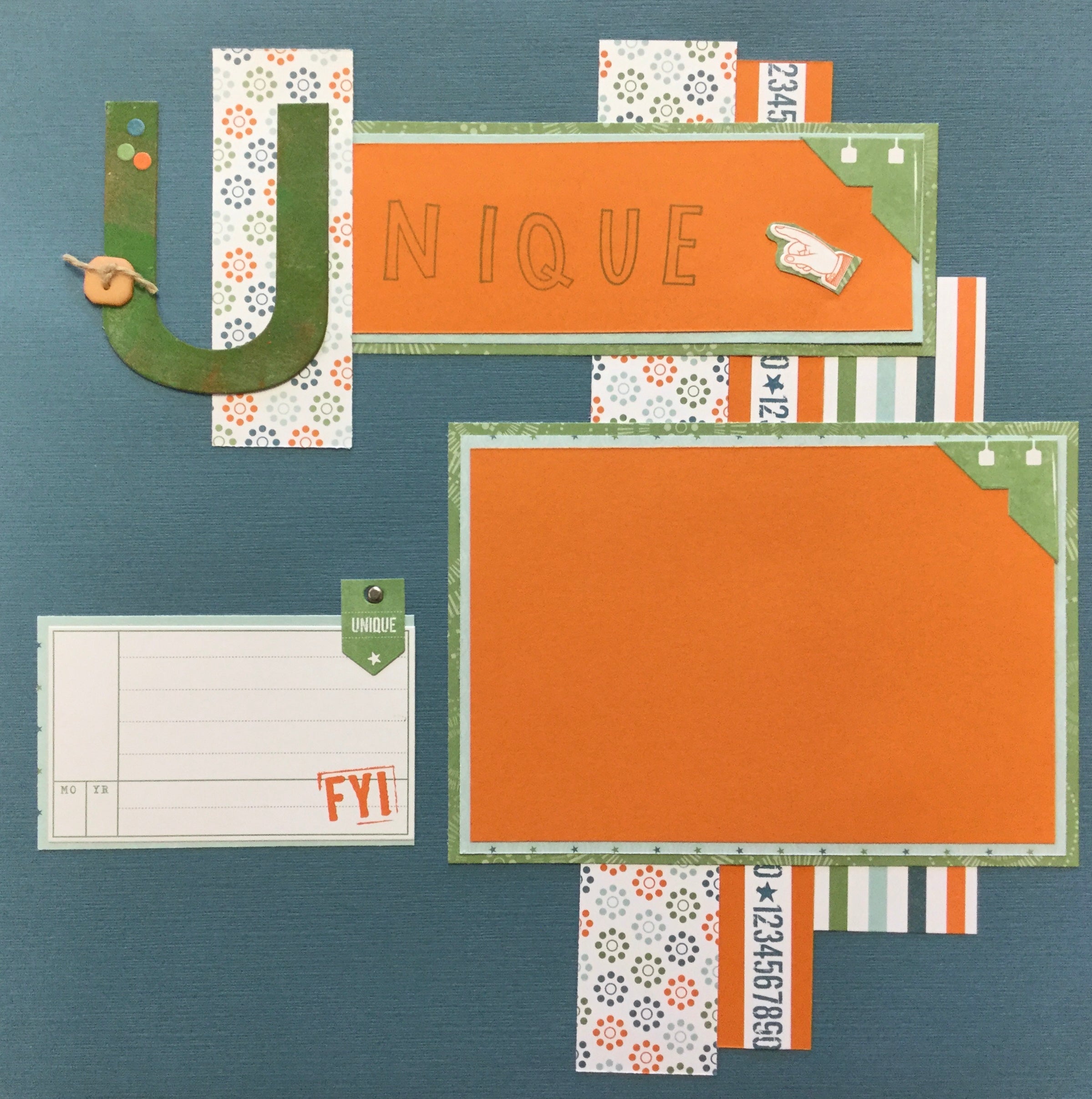 Premade Pages UNIQUE 12"X12" (2) Scrapbook Pages Scrapbooksrus