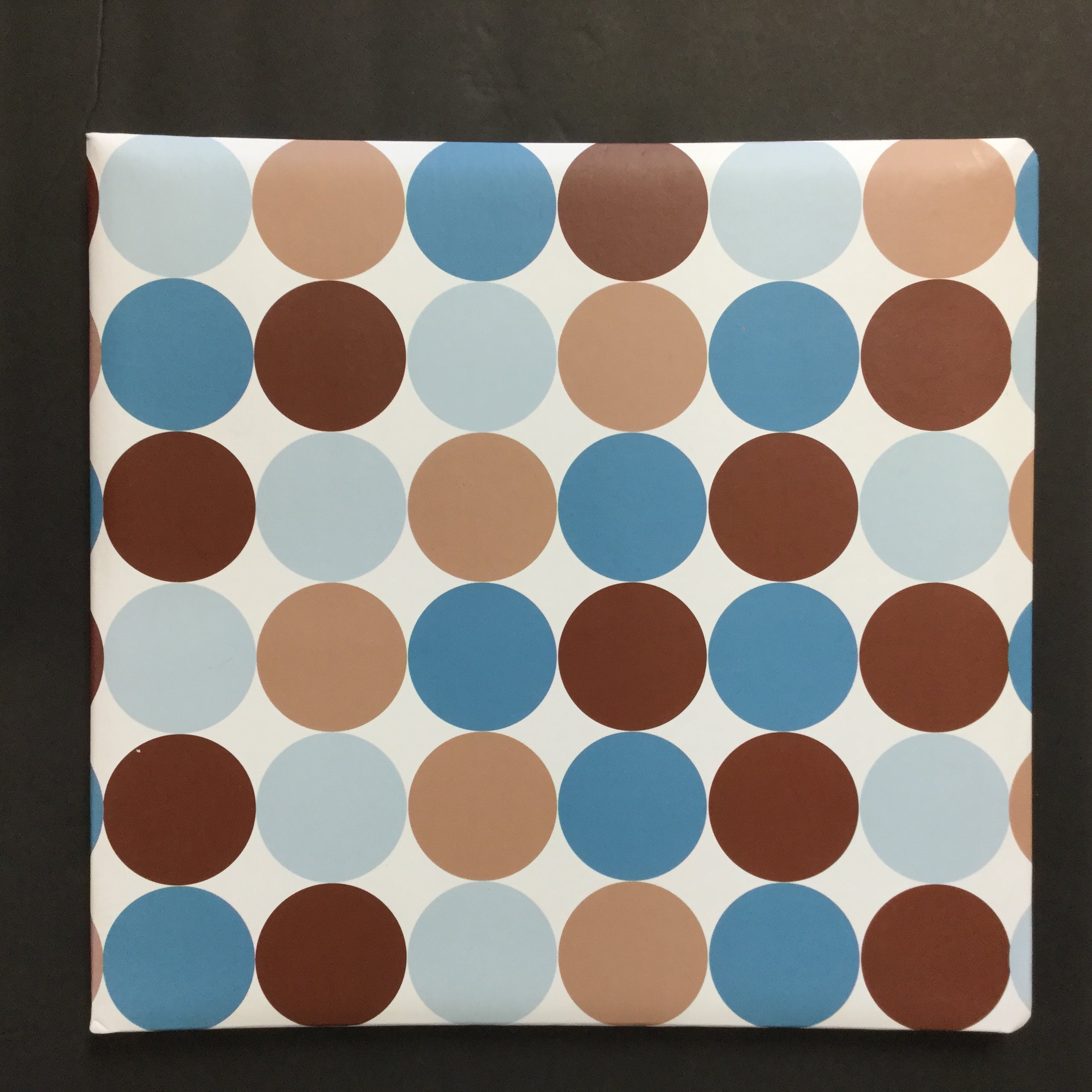 Dots & Stripes 12”x12” Scrapbook Album BLUE Scrapbooksrus