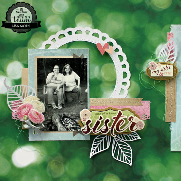 Paper House SISTERS 3D Stickers 13pc Scrapbooksrus