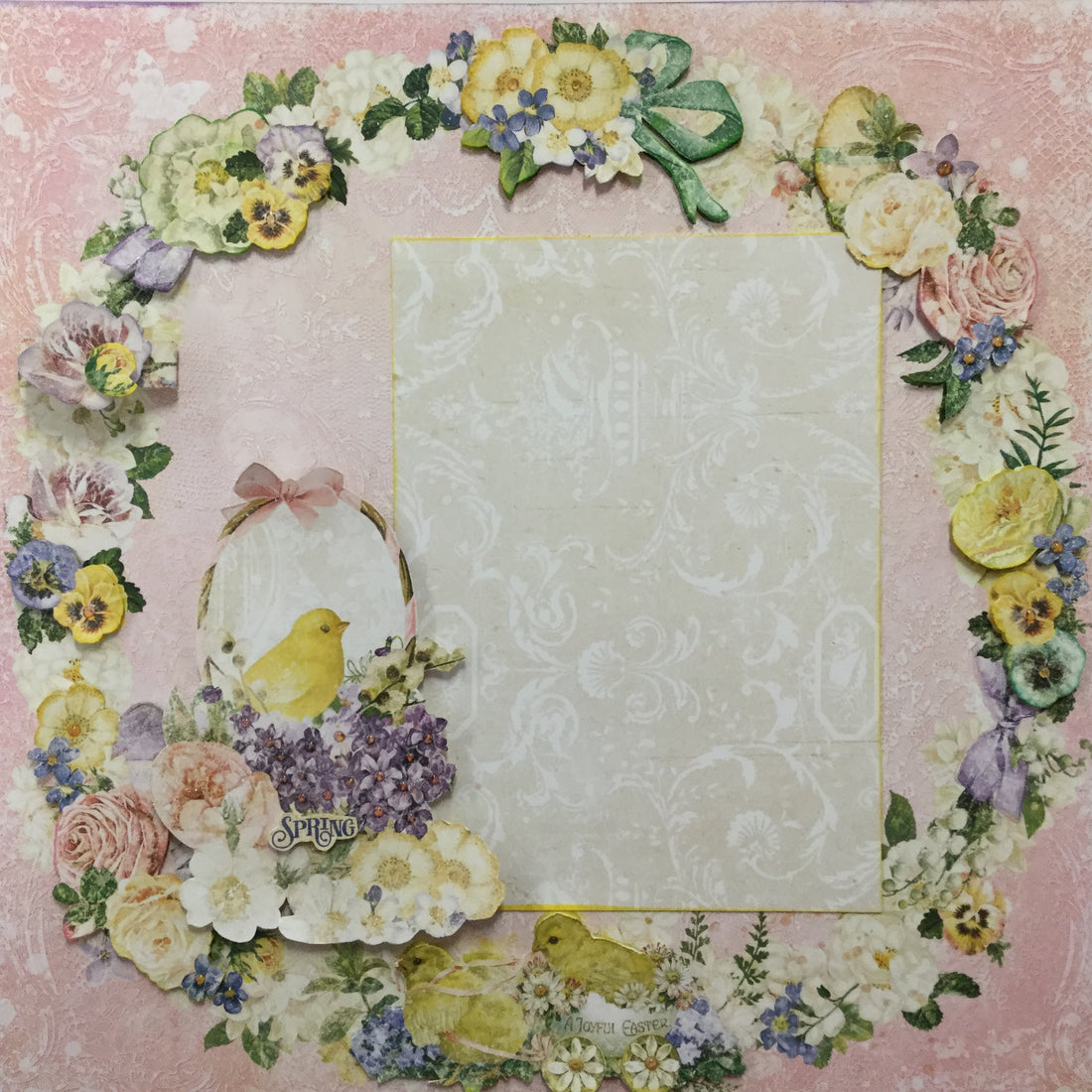 Blue Fern Studios SPRING PARADE JOYFUL SUNRISE Double Layout Page Kits Scrapbooksrus