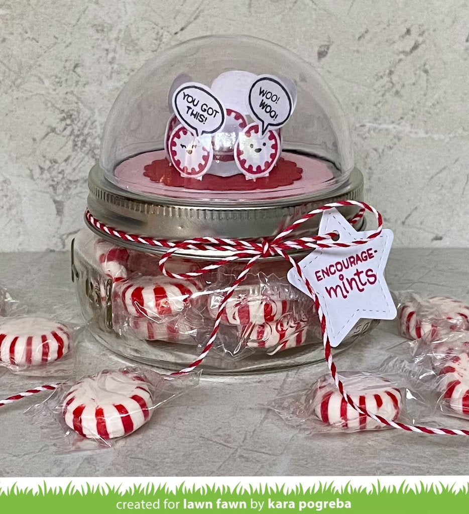 Lawn Fawn HOW YOU BEAN? ADD-ON Clear Stamps 4"X3" 18pc Scrapbooksrus