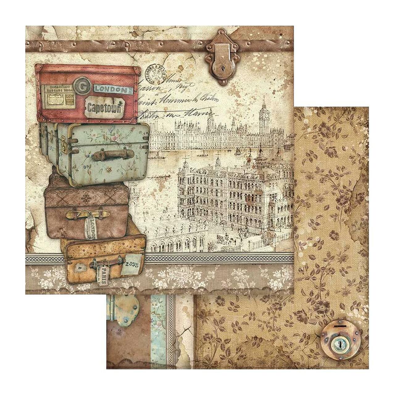 Stamperia LADY VAGABOND 12"X12" Paper Pad