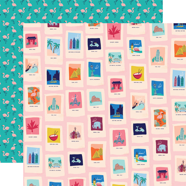 Carta Bella 12"x12" LET’S TRAVEL 13pc COLLECTION KIT Scrapbooksrus