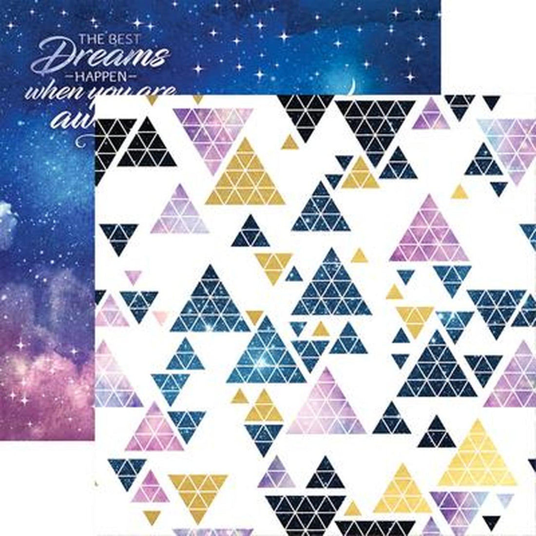 Paper House STARGAZER 12"X12" Scrapbook Sheet Scrapbooksrus