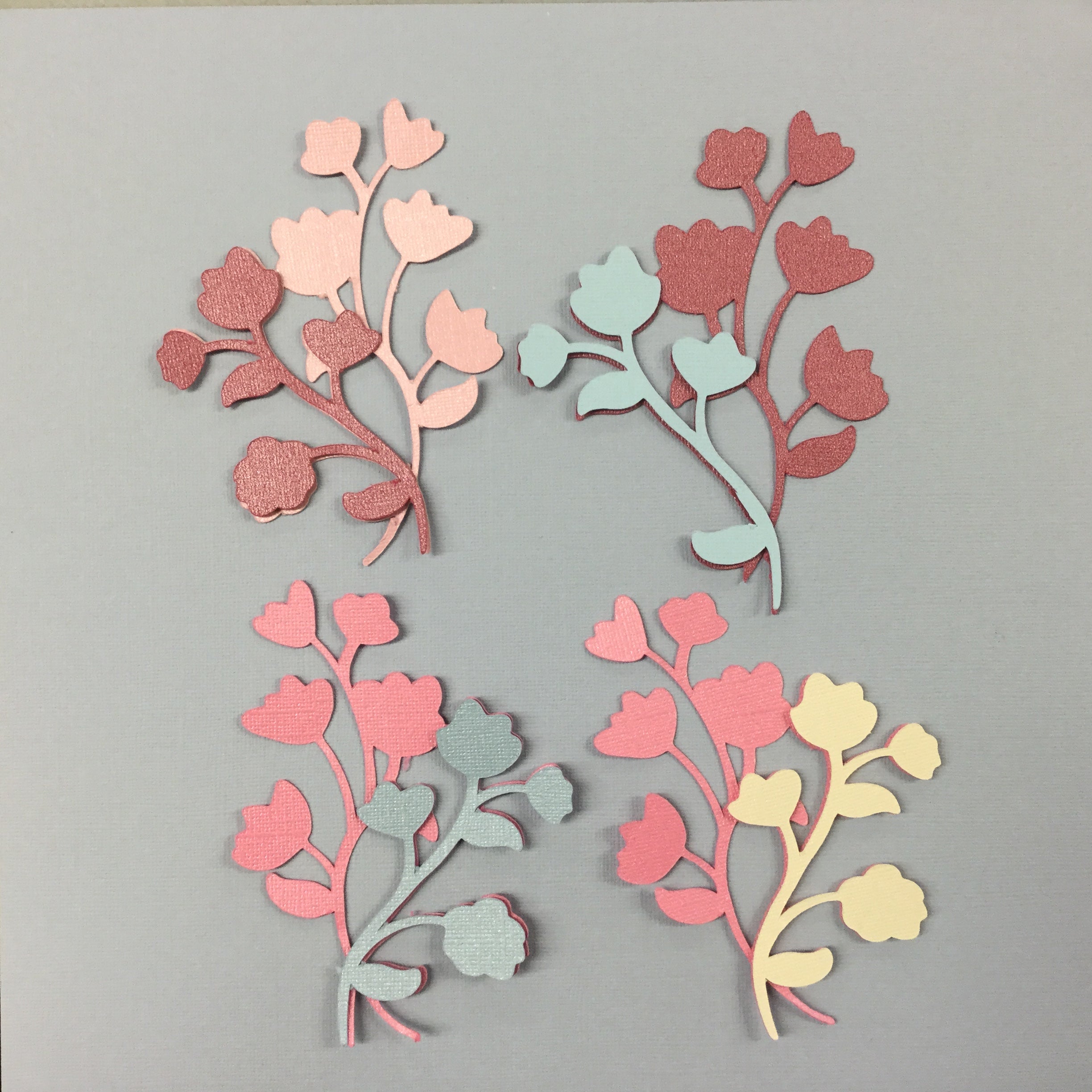 FLORAL BUNDLE Custom Scrapbook Die Cuts Scrapbooksrus