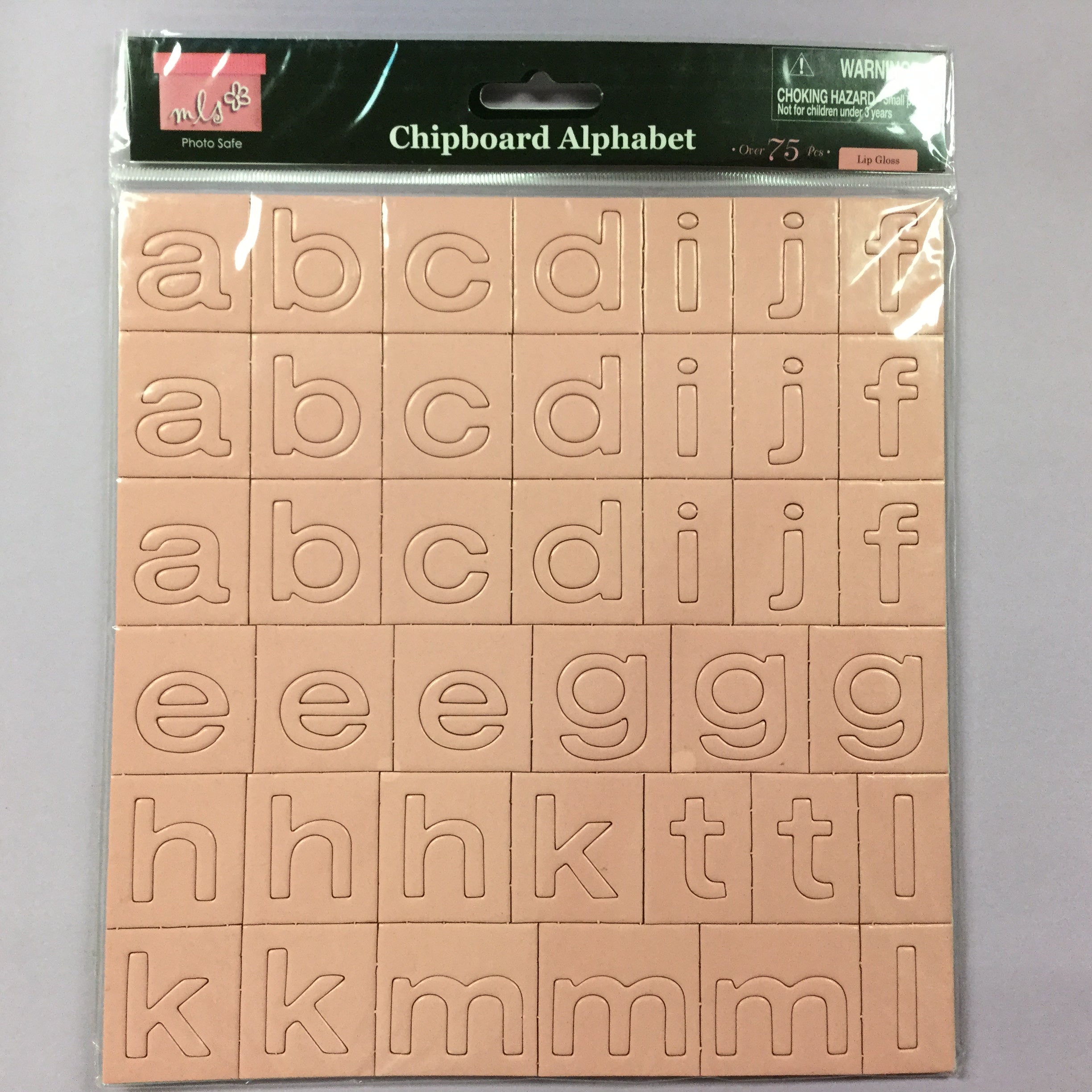 My Little Shoebox Photo Safe Chipboard Alphabet 75pc Scrapbooksrus