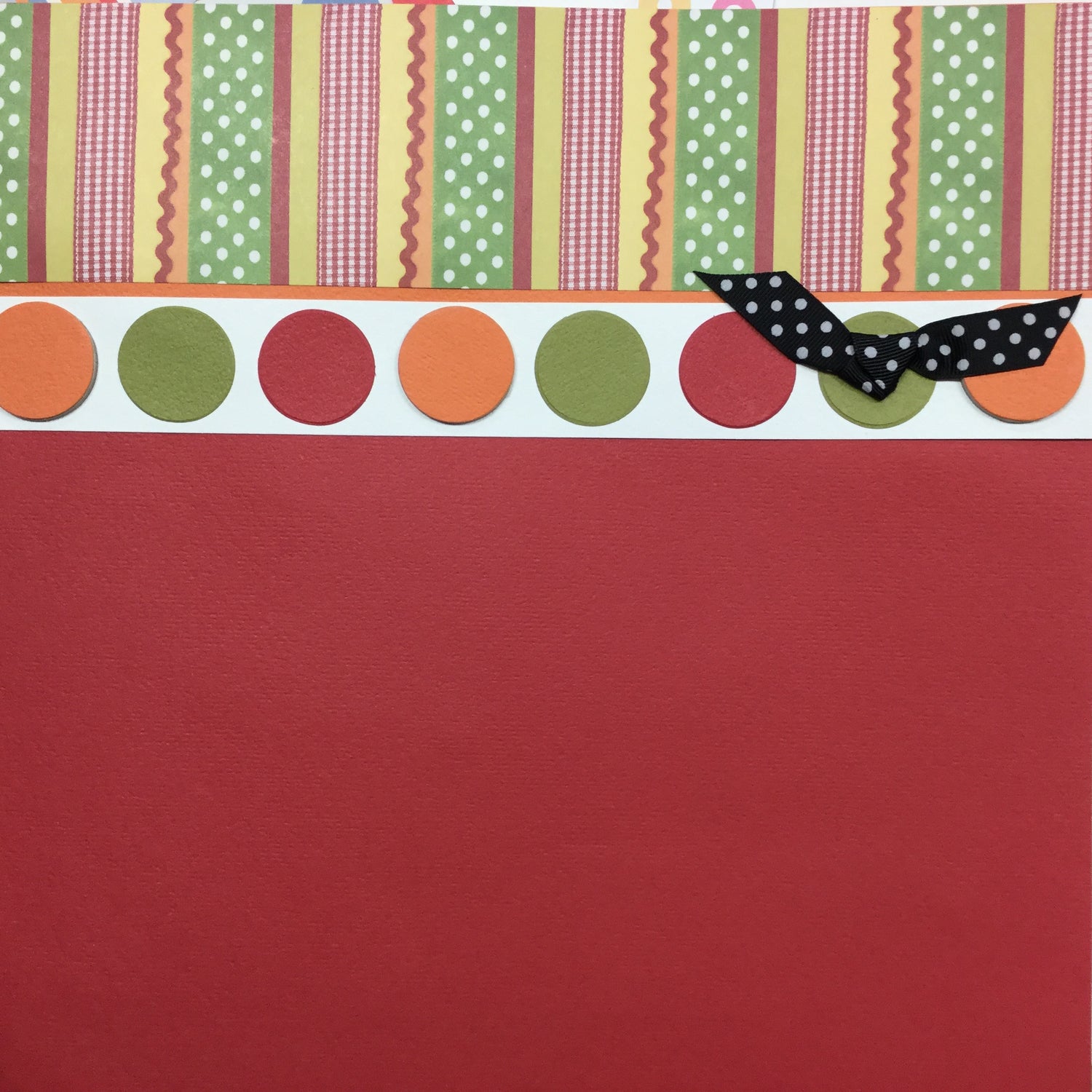 Premade DREAM DOTS (2) 12”X12” Scrapbook Pages Scrapbooksrus