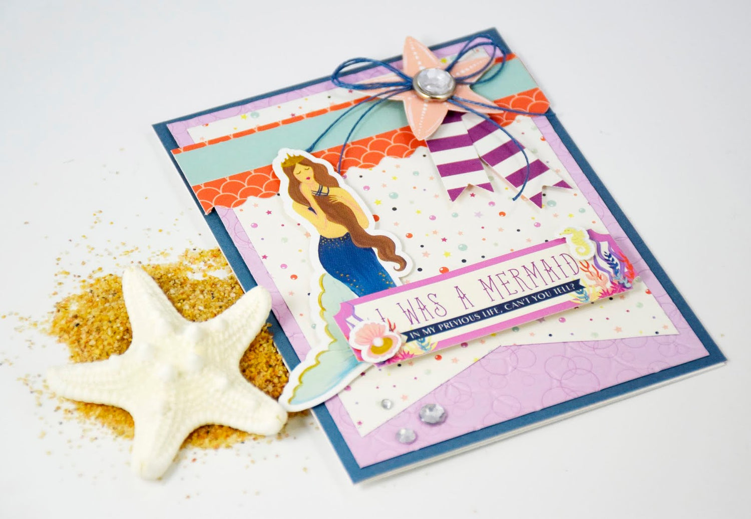 Echo Park Mermaid Dreams 4x4 JOURNALING CARDS 12"x12" Paper Scrapbooksrus