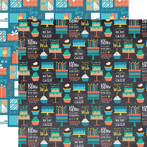 Echo Park BirthdayBoy BIG DAY 12"X12" Paper Scrapbooksrus