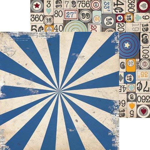 Bo Bunny CARNIVAL SPECTATOR 12"X12" Cardstock Paper Scrapbooksrus