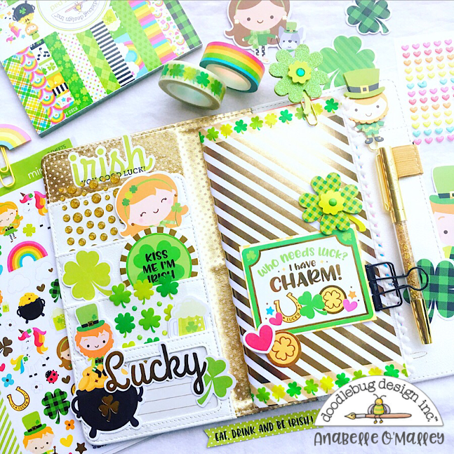 Doodlebug Lots O’Luck ODDS & ENDS Diecuts 107pc Scrapbooksrus