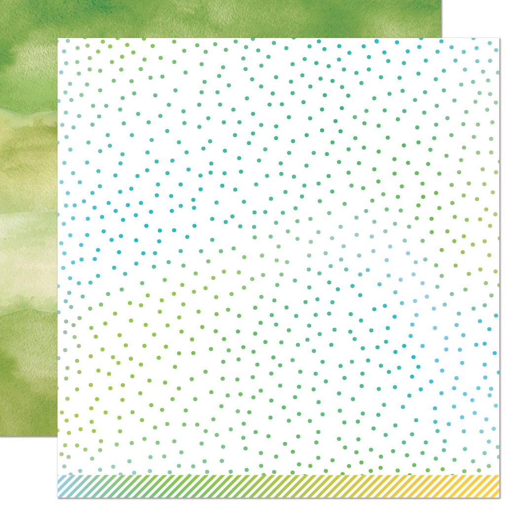 Lawn Fawn WATERCOLOR WISHES RAINBOW  6"X6" Petite Paper Pack 36pc Scrapbooksrus