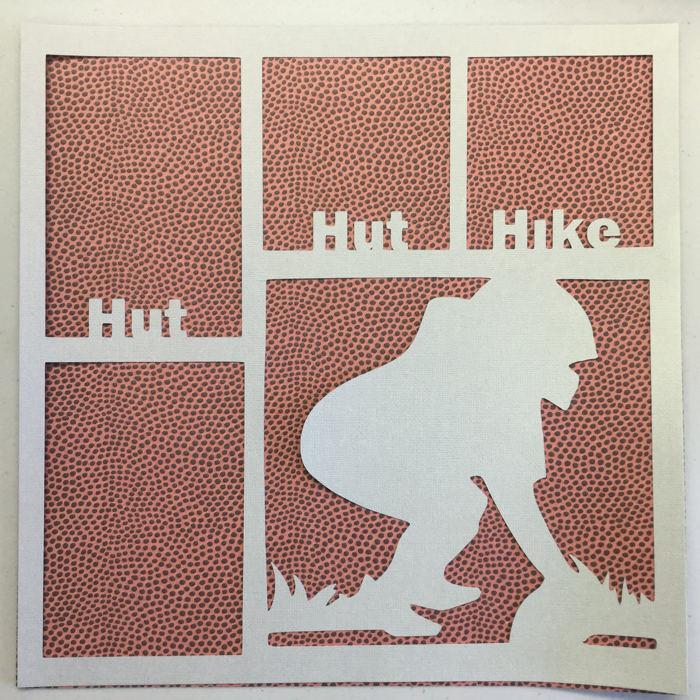 Page Frame SPORTS GREY 12"x12" Scrapbook Overlay