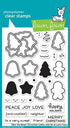 Lawn Fawn HOW YOU BEAN? CHRISTMAS COOKIE ADD-ON Clear Stamps 31 pc Scrapbooksrus