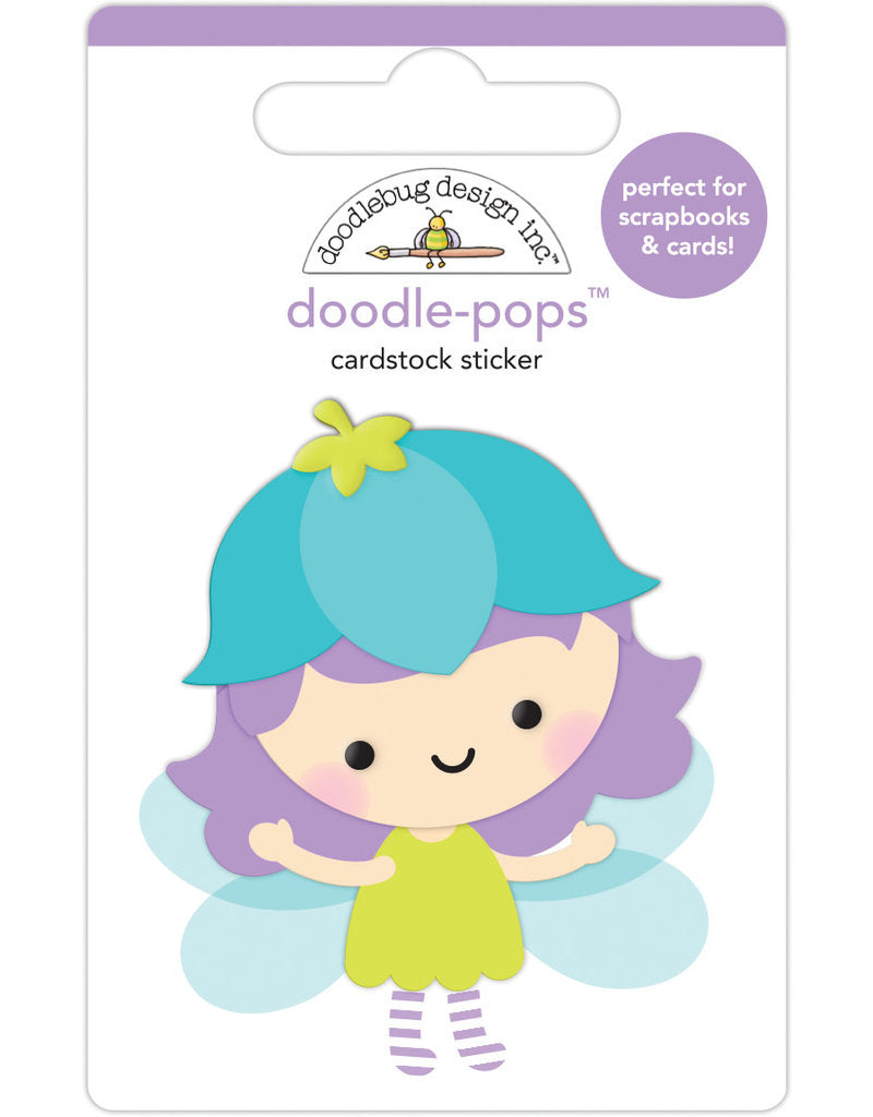 Doodlebug BLOSSOM Doodle-Pops 3D Stickers Scrapbooksrus