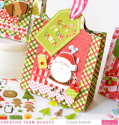 Bella Blvd S IS FIR SANTA Christmas Bella-Pops 3D Sticker 1pc Scrapbooksrus