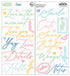 Pinkfresh Studio My Favorite Story PUFFY PHRASE STICKERS 30pc. Scrapbooksrus