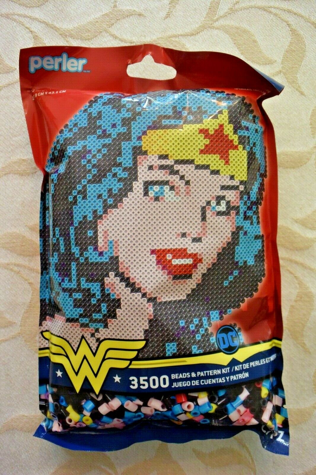 Perler DC Comics WONDER WOMAN Beads & Pattern Kit Scrapbooksrus
