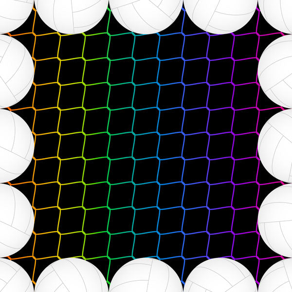 Neon Sports VOLLEYBALL KIT 12"X12" Scrapbook Paper 12 Sheets Scrapbooksrus