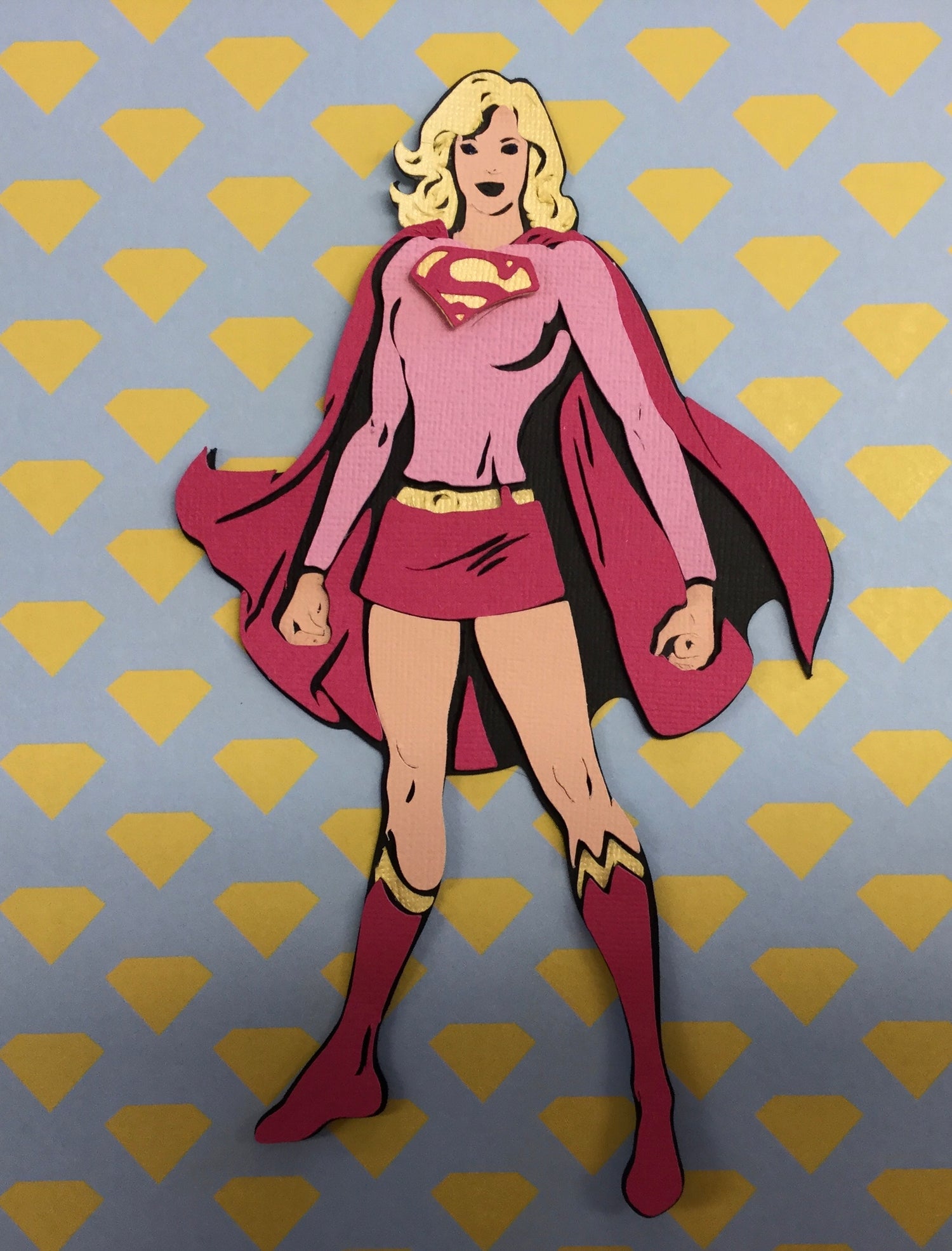 SUPERGIRL Superhero Custom Scrapbook Die Cuts Scrapbooksrus