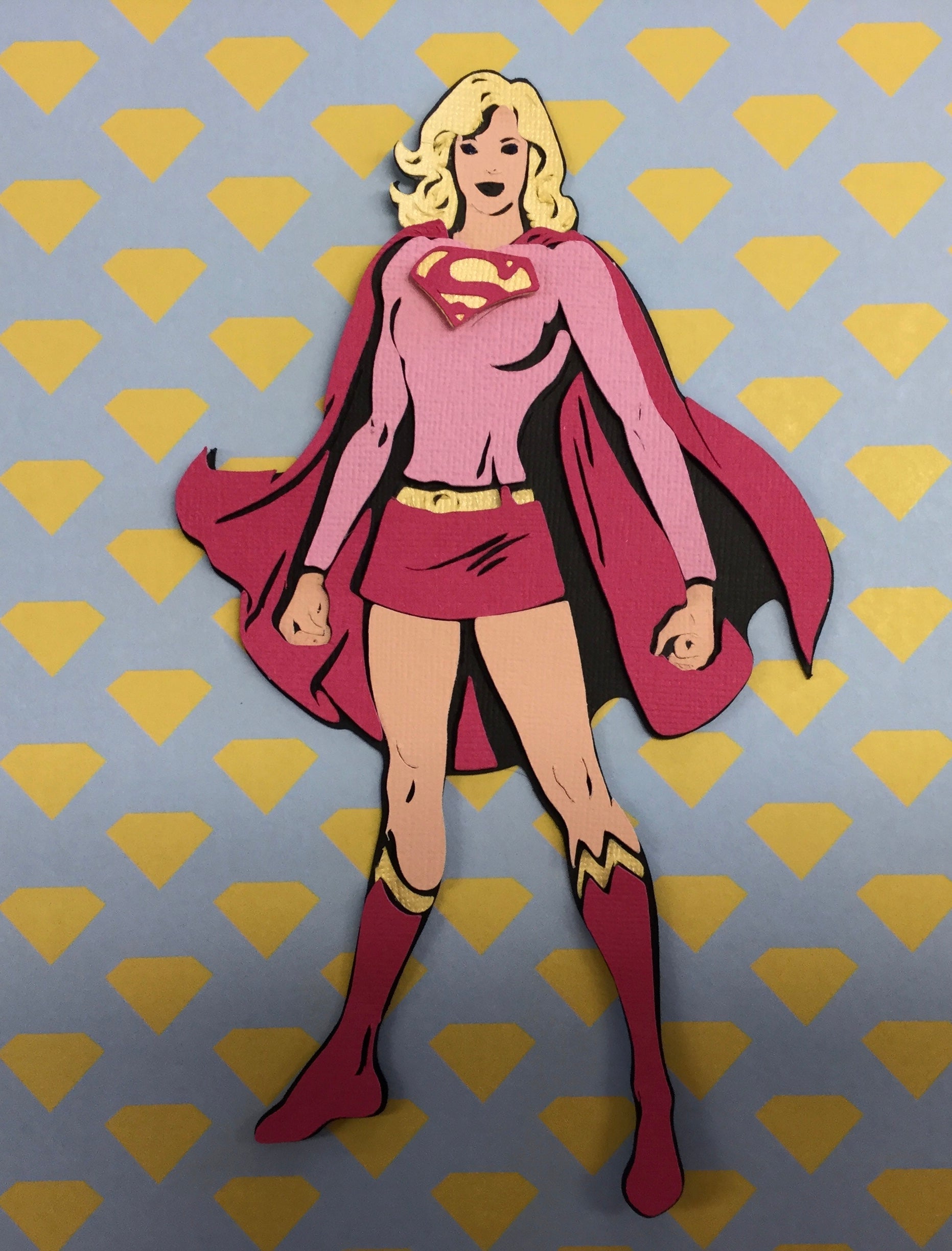 SUPERGIRL Superhero Custom Scrapbook Die Cuts Scrapbooksrus