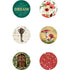 Kaisercraft ENCHANTED Curios Glass Gems 6 pc Scrapbooksrus