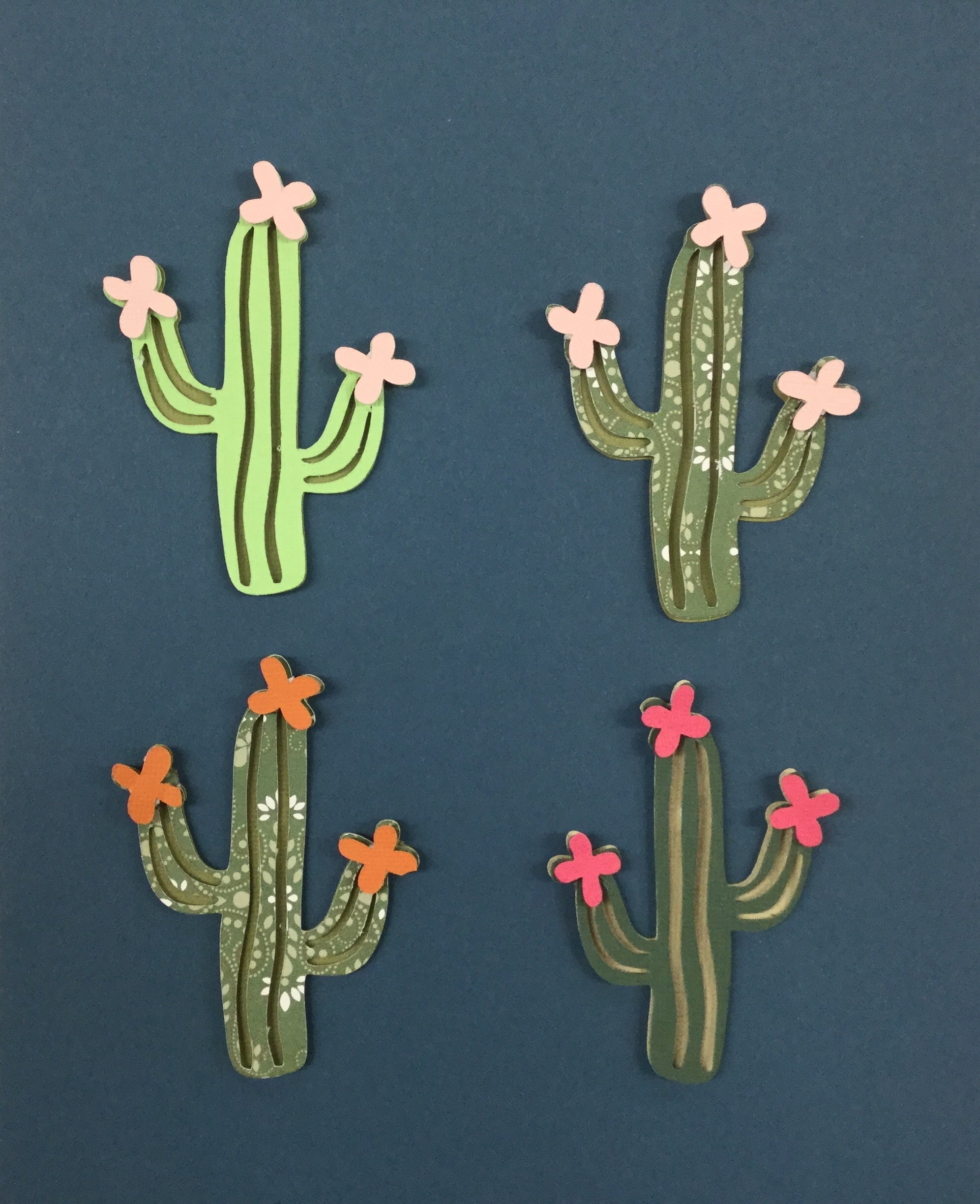 CACTUS Scrapbook Die Cut Desert Embellishment Scrapbooksrus