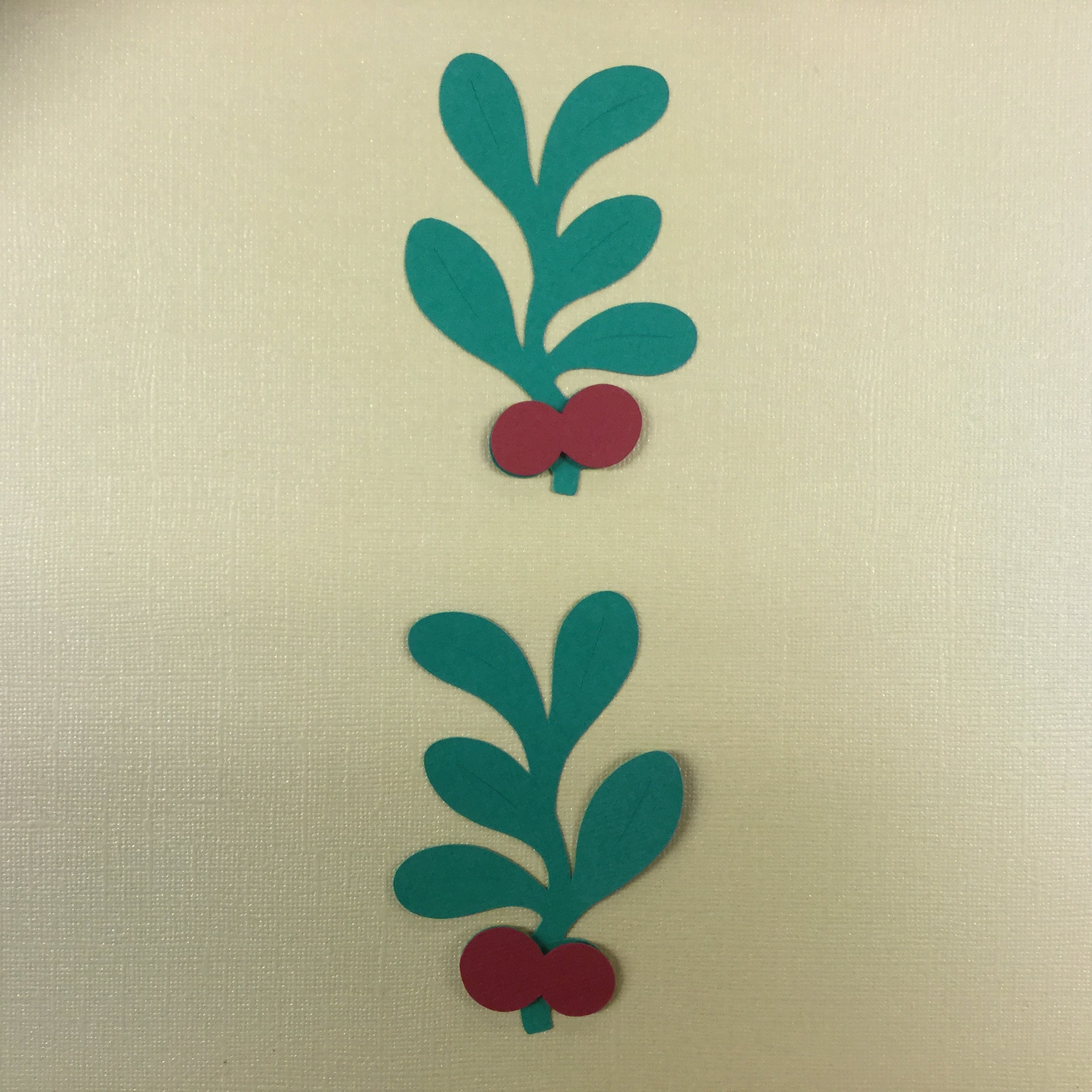 Christmas HOLLY BERRIES Custom Die Cuts Scrapbooksrus