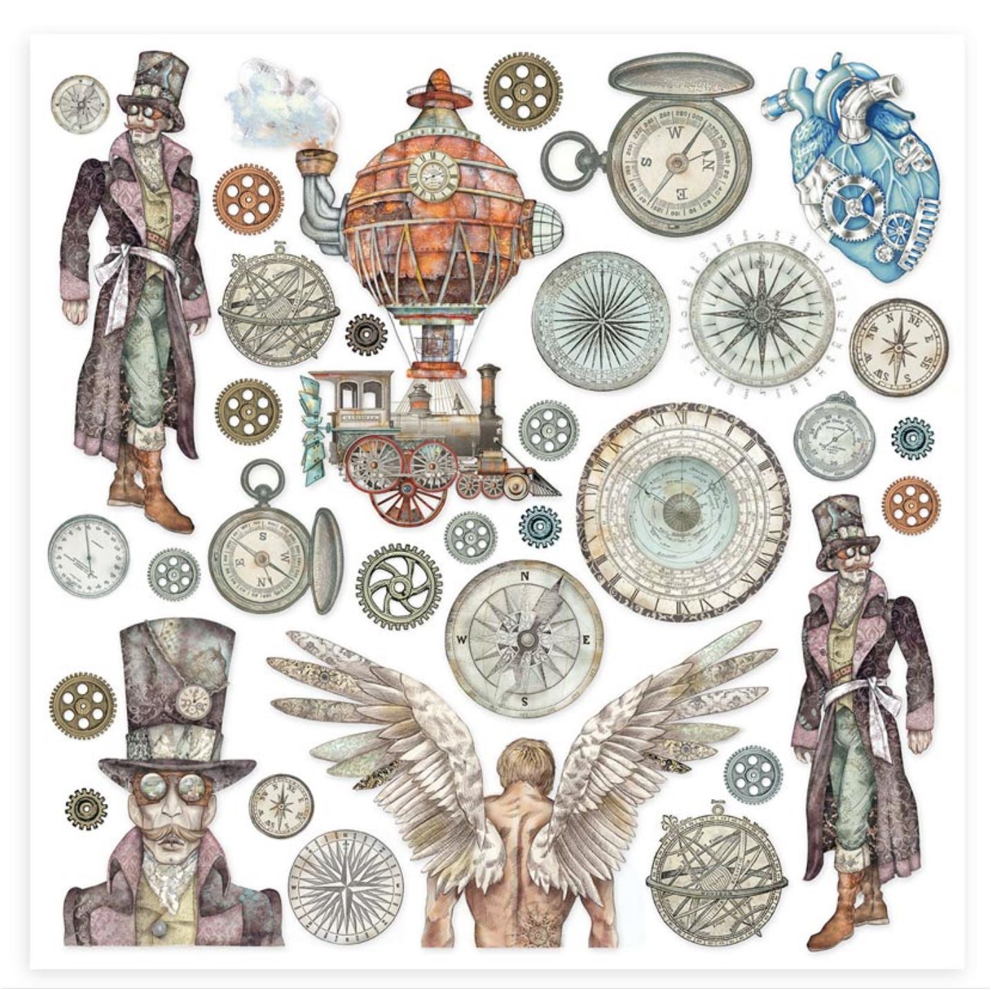 Stamperia SIR VAGABOND 12"X12" Paper Pad Scrapbooksrus