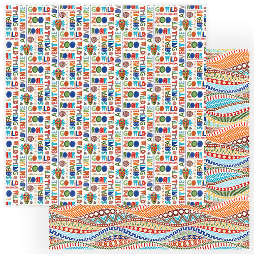 Photoplay A Walk On The Wild Side GO WILD 12X12 Scrapbook Paper Scrapbooksrus