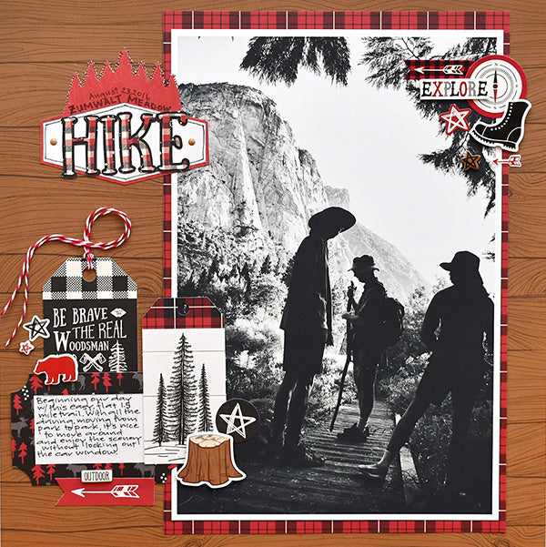 Echo Park LITTLE LUMBERJACK Collection 12"X12" Cardstock Paper Scrapbooksrus