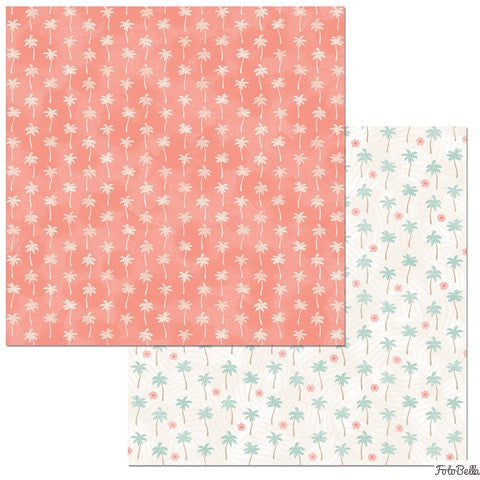 Bo Bunny ESCAPE TO PARADISE Collection 12x12 Scrapbook Paper Scrapbooksrus