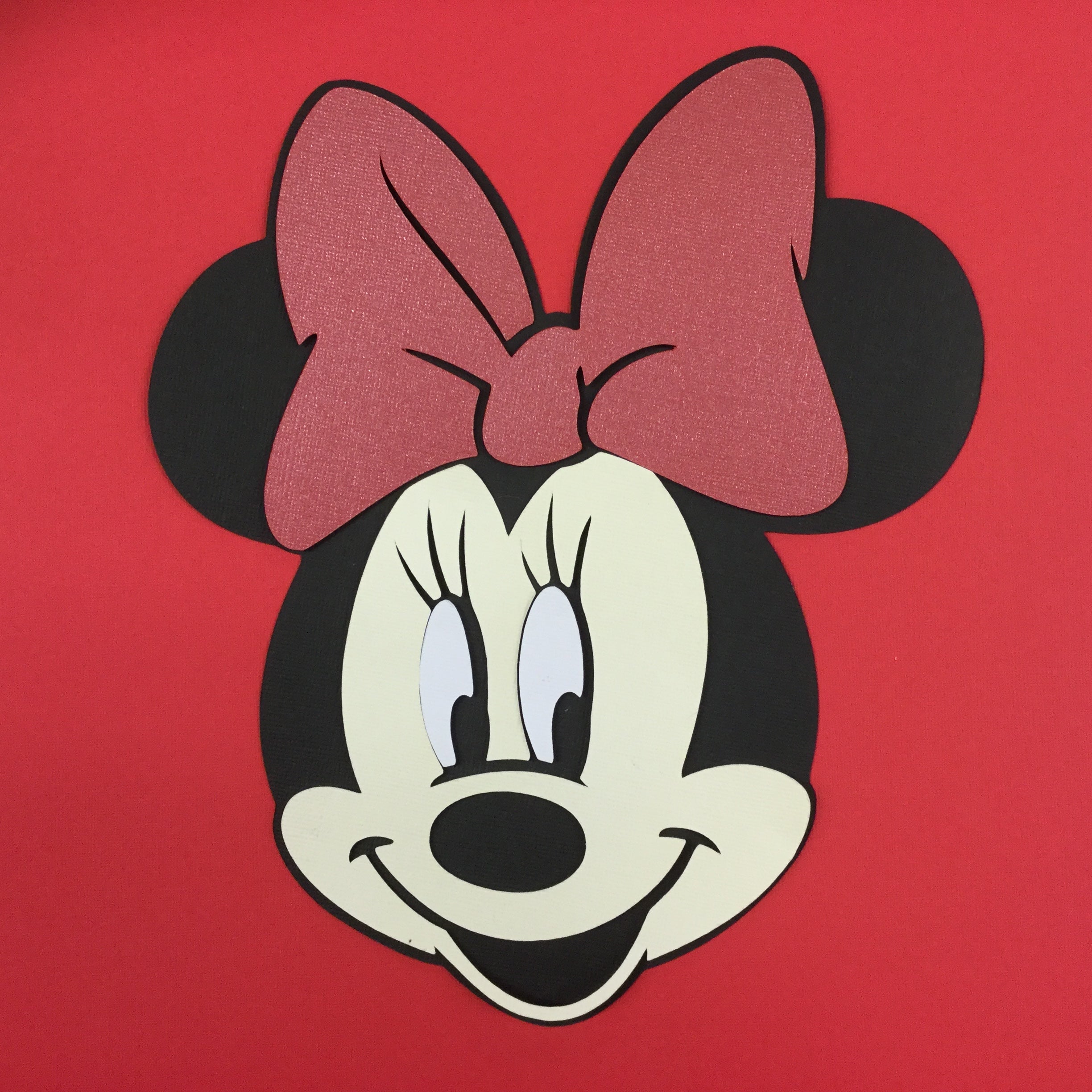 MINNIE 3D Handmade Die Cut Scrapbooksrus