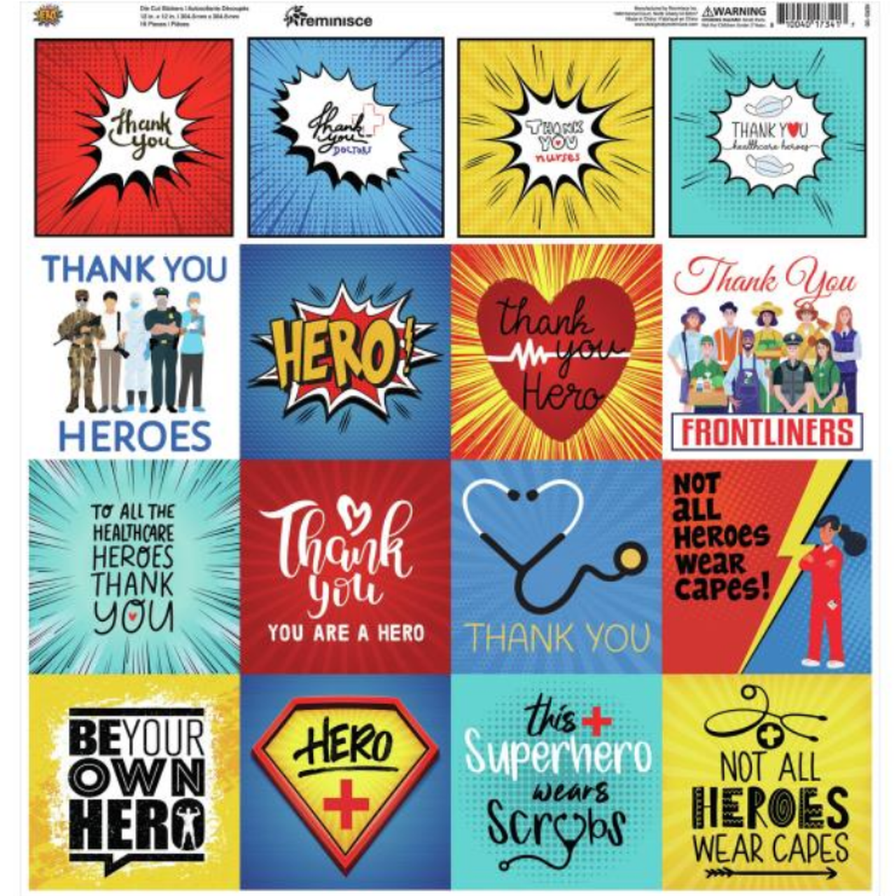 Reminisce HERO Scrapbook Paper Pack 2pc Scrapbooksrus