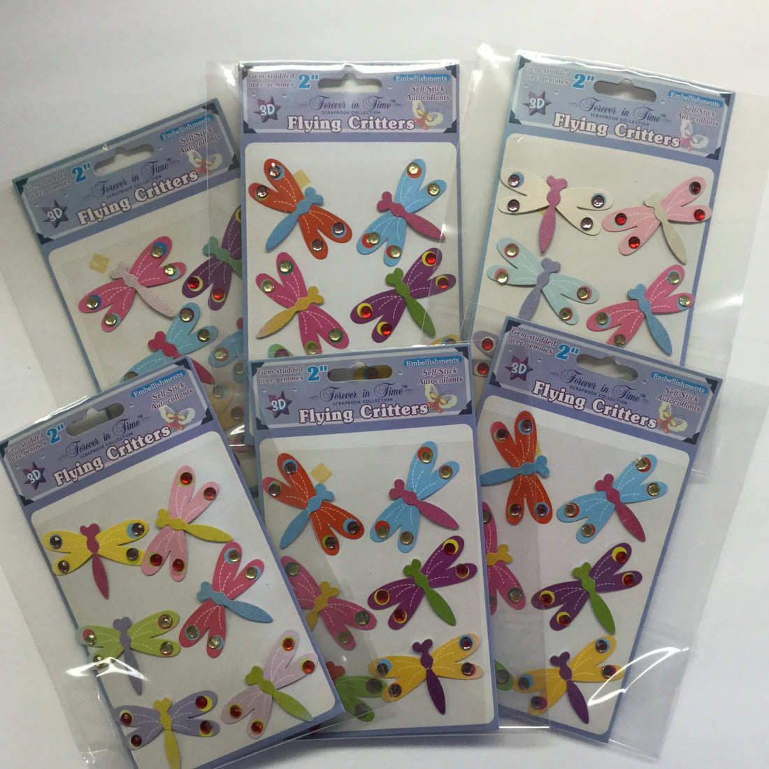 Forever in Time FLYING CRITTERS 2” Stickers Scrapbooksrus