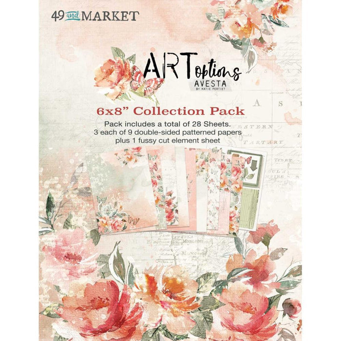 49 and Market ARTOPTIONS AVESTA 6x8” Collection Paper Pack Scrapbooksrus