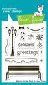 Lawn Fawn WINTER IN THE PARK Clear Stamps 16pc Scrapbooksrus