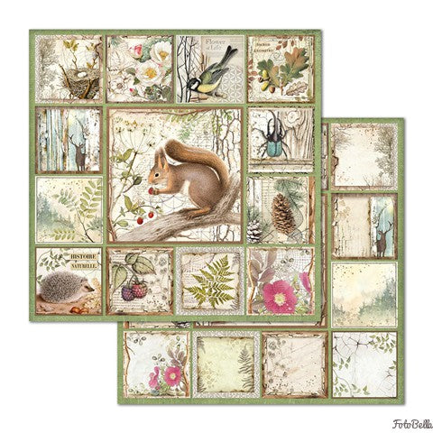 Stamperia FOREST 12"X12" Paper Pad Scrapbooksrus